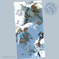 Les reliefs subaquatiques - Reproduction HD sur toile - 10 x 20