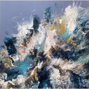 Cyclone tropical - Reproduction HD sur toile - 20 x 20